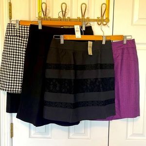 5 The Limited and The Loft dress skirts (size 2)